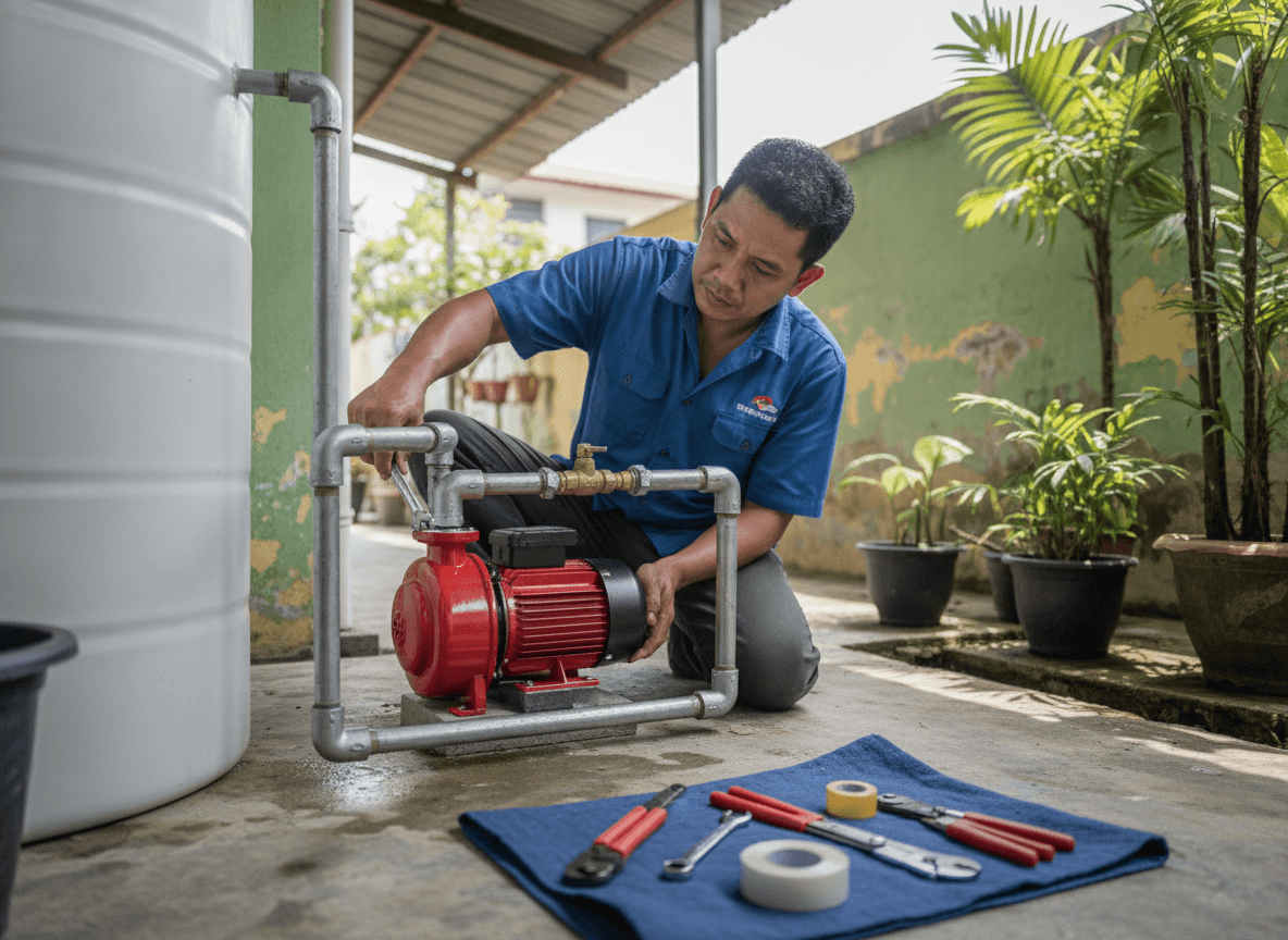 Water Pump Installation